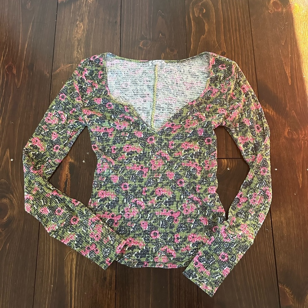 Floral Long Sleeve Top